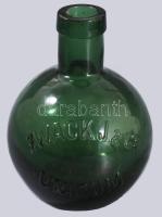 cca 1920 Zwack J &amp; Co. üveg, m: 11 cm