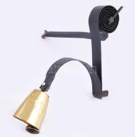 Antik kovácsolt kapucsengő, 32x32 cm