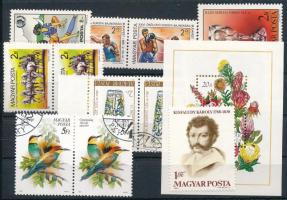 1980-1989 Kis tétel, benne sorok, összefüggések, 25 db borítékban és egy stecklapon