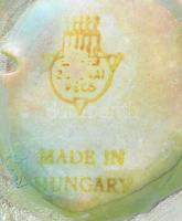 Zsolnay eozin mázas szüreti pohár. Jelzett, hibátlan, m: 16 cm