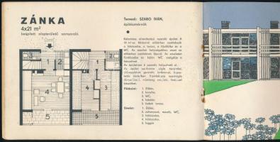 cca 1965 Nyaralók - csoportos nyaralók, az ÉM Építésügyi Tájékoztatási Központ kiadványa, kiadói tűz...