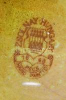 Zsolnay eozin mázas "Kopjás váza". Formaterv Török János. Jelzett minimális karcokkal, m: ...