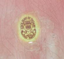 Zsolnay eozin mázas jegesmedvepár. Jelzett, hibátlan, 20x12 cm