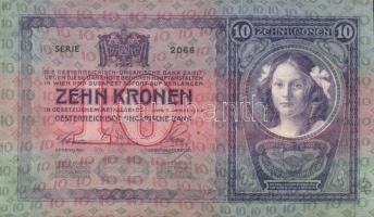 1904. 10K (2x) Csak egy szám különbséggel azonos szériából T:I