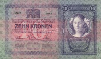 1904. 10K (2x) Csak egy szám különbséggel azonos szériából T:I