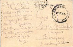 1915 Újvidék, Novi Sad; Futtaki utca, Weisz Adolf és ifj. Ofner Mihály és fia üzlete. G. Gy. Bpt. / ...