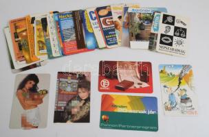 37 db vegyes kártyanaptár, közte két erotikus