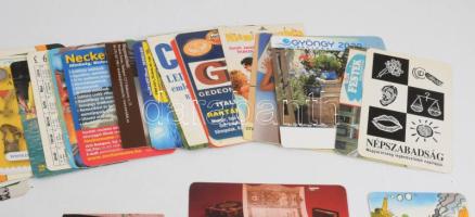 37 db vegyes kártyanaptár, közte két erotikus