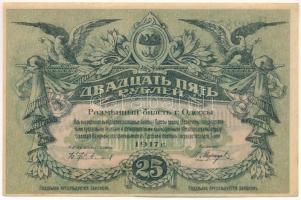Orosz Birodalom / Odessza 1917. 25R T:F szép papír Russian Empire / Odessa 1917. 25 Rubel C:F fine paper Krause P#S337