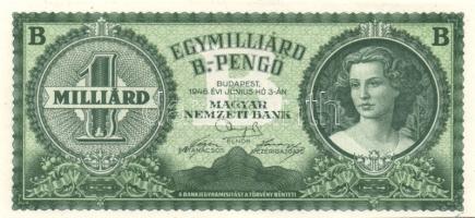 1946. 1000.000.000BP "zöld" T:I