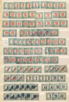 Kis portó tétel az 1915-1931 közötti időszakból kétoldalas A4-es berakólapon