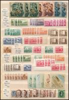 Kis tétel az 1952-1954 közötti időszakból kétoldalas A4-es berakólapon