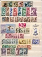 Kis tétel az 1952-1954 közötti időszakból kétoldalas A4-es berakólapon