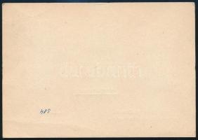 1941 Nyomtatvány "REGETERUSZKA" postaügynökségi bélyegzéssel