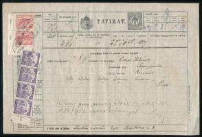 1917 Távirat 2,60K bérmentesítéssel (6 bélyeges)