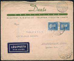 1939 Légi levél 80f bérmentesítéssel