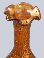 Horváth Márton (1941-2013): Lüsztermázas váza. Jelzés nélkül, hibátlan, m: 18 cm. Proveniencia: a be...