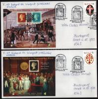 2015 2 db futott emlékíves boríték