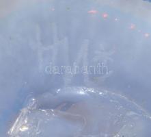 Horváth Márton (1941-2013): Lüsztermázas váza. Jelzett, hibátlan, m: 13 cm. Proveniencia: a beadó a ...