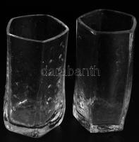 Horváth Zsófia (1977-): Pöttyös váza pár. Jelzés nélkül, hibátlan, m: 11,5 cm