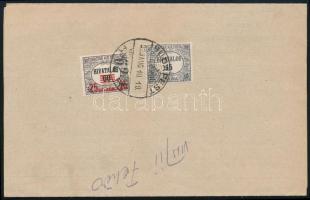 1923 Tanúidézés 2 db Hivatalos bélyeggel és "Meghalt." címkével visszaküldve