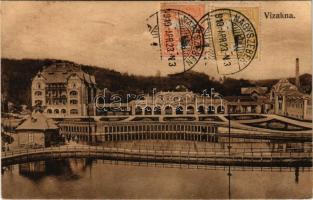 1910 Vízakna, Salzburg, Ocna Sibiului; sós fürdő. Jos. Drotleff kiadása / salt bath, spa. TCV card (EK)