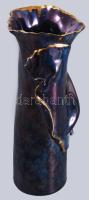 B jelzéssel iparművész váza. Hibátlan, m: 20 cm