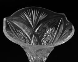 Kehelyváza ezüst (Ag) talpazattal, jelzett, m: 14 cm