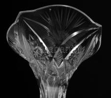 Kehelyváza ezüst (Ag) talpazattal, jelzett, m: 14 cm