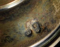 Kehelyváza ezüst (Ag) talpazattal, jelzett, m: 14 cm