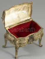 Neorokokó stílusú díszdoboz, 12x8x13 cm