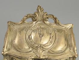 Neorokokó stílusú díszdoboz, 12x8x13 cm