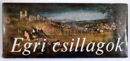 Egri csillagok. Szász Endre grafikái. Tanulmány, képszöveg Nemeskürty István. A bevezetőt írta Várkonyi Zoltán. Bp., 1969, Képzőművészeti Alap. Kiadói kartonált kötés, papír védőborítóval, a kötéstáblán sérülésekkel.
