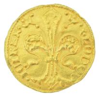 DN I. Lajos 1342-1353 között készült Aranyforintjának Au másolata (3,55g) Hungary ND Copy of the Gold Florin of Louis I of Hungary (original issue between 1342-1353) (3,55g)