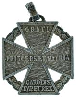1916. "Károly-csapatkereszt" Zn kitüntetés mellszalag nélkül T:XF Hungary 1916. "Charles Troop Cross" Zn decoration without ribbon C:XF NMK 295