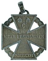 1916. "Károly-csapatkereszt" Zn kitüntetés mellszalag nélkül T:XF
Hungary 1916. "Cha...