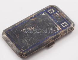 Art deco ezüst (Ag) tárca, jelzett, nettó 61g