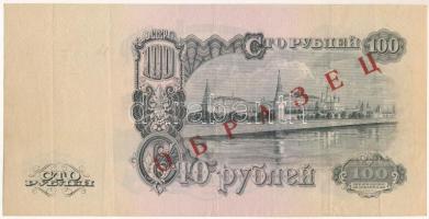 Szovjetunió 1947. 100R "Obrazec" (Minta) felülnyomással T:F szép papír
Soviet Union 1947....