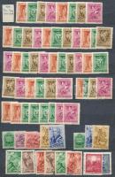 Kis tétel az 1939-1941 közötti időszakból, több példányokkal, kétoldalas A4-es berakólapon