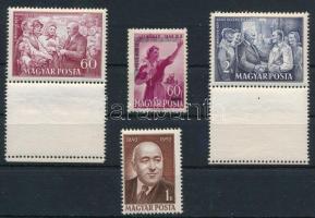 1952 MABÉOSZ bélyeg eltolódott felülnyomással + Rákosi Mátyás sor a 60f és 2Ft alul üres mezővel (15.800)