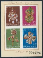 1973 Bélyegnap vágott blokk