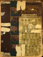 2 db Világalbum lapjai bélyegekkel, megviselt állapotban