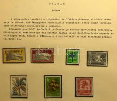 Virág tematikus kiállítási anyag maradvány kiállítási lapokon