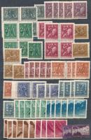 Kis tétel az 1943 év kiadásaiból több példányokkal, kétoldalas A4-es berakólapon