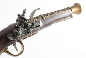 Replika kovás pisztoly, jó állapotban, h: 36 cm