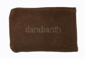 Antik ezüst (Ag) tokos zsebóra, jelzett, működik, címeres díszítéssel, sérült üveggel és számlappal,...