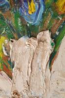 Schéner Mihály (1923-2009): Iris és Narcis. Olaj, farost. Jelzett. Hátoldalán autográf felirattal. 4...