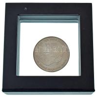 Fritz Mihály (1947-) DN "Égáz-Dégáz Földgázelosztó Zrt. emlékérme / Az Égáz-Dégáz korabeli gázgyárai és jelenlegi szolgáltatási területe" peremén jelzett Ag emlékérem dísztokban (34,20g/0.925/42,5mm) T:AU (eredetileg PP) patina, folt