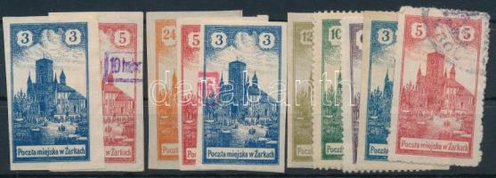 Lengyelország Zarki 10 db bélyeg garancia nélkül / no guarantee (ca Mi EUR 400,-)