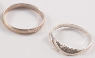 5 darab ezüst (ag) gyűrű, jelzett, m:54-58, bruttó 7,3g